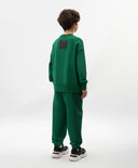 Pantaloni jogger pentru băiat, din tricot, verzi, Gulliver