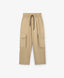 Pantaloni textili pentru băiat, cu buzunare cargo, bej, Gulliver