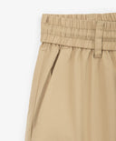 Pantaloni textili pentru băiat, cu buzunare cargo, bej, Gulliver