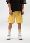 Ярки жълти шорти от памучен футер от Gulliver
