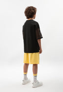 Ярки жълти шорти от памучен футер от Gulliver