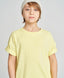 Tricou de bază pentru copii, galben, cu mânecă scurtă, Button Blue