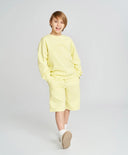 Hanorac de bază pentru copii galben Button Blue