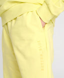 Joggeri de bază pentru copii, galbeni, cu talie elastică, Button Blue