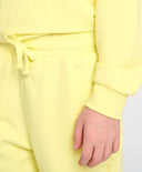 Joggeri de bază pentru copii, galbeni, cu talie elastică, Button Blue