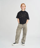 Тениска с къс ръкав черна за МОМЧЕ основен изглед