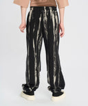 Joggeri pentru copii, negri, cu talie elastică și efect de spălare, Button Blue