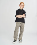 Blugi drepți pentru copii, gri, Button Blue