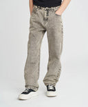 Blugi drepți pentru copii, gri, Button Blue