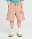 Pantaloni scurți tricot pentru copii, în nuanță de nisip, Button Blue