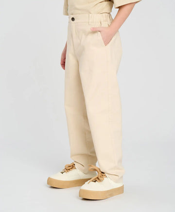 Pantaloni chino pentru băieți și fete, din twill, Button Blue