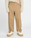 Pantaloni chino pentru copii, bej, cu buzunare, Button Blue