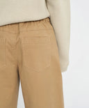 Pantaloni chino pentru copii, bej, cu buzunare, Button Blue