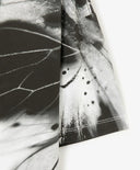 Tricou pentru fată, alb, cu imprimeu asimetric, Gulliver