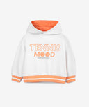 Hoodie pentru fetiță cu print cu font, alb Gulliver.