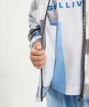 Hanorac tip bomber pentru băiat din fleece, multicolor, Gulliver.
