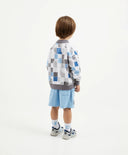Hanorac tip bomber pentru băiat din fleece, multicolor, Gulliver.