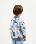 Hanorac tip bomber pentru băiat din fleece, multicolor, Gulliver.