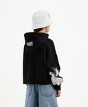 Hoodie cu print abstract pentru fată, multicolor, Gulliver.