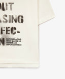 Tricou cu mânecă scurtă pentru băiat, croială liberă cu decor original din fonturi, alb, Gulliver.