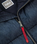 Vestă căptușită pentru băiat din denim, cu quilt, albastru, Gulliver.