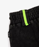 Pantaloni tip jogger din fâș cu talie elastică pentru băiat, gri, Gulliver.