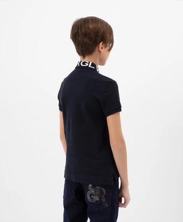 Tricou cu mâneci scurte albastru Gulliver