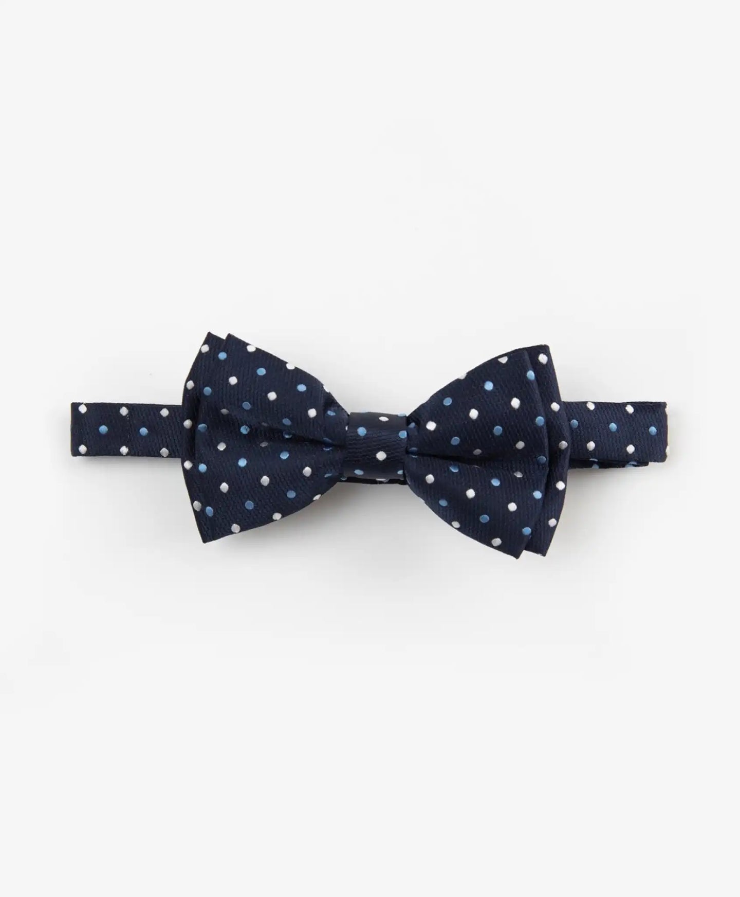 Papion din material texturat, albastru, Gulliver