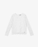 Bluza din dantelă cu mâneci lungi albă Gulliver