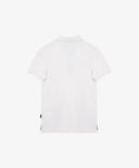 Polo cu mânecă scurtă din pique, alb, pentru băiat, Gulliver