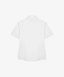 Cămașă clasică cu mâneci scurte albă de la Gulliver