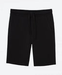 Pantaloni scurți tricot, cu curea, negri, Gulliver