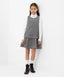 Sărafan cu talie joasă, gri, de la Gulliver