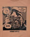 Тениска силует овърсайз с удължен гръб от Gulliver