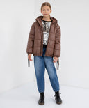 Яке бомбър с изкуствен пух, изработено от еко кожа от Gulliver