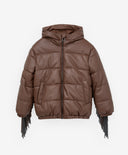 Яке бомбър с изкуствен пух, изработено от еко кожа от Gulliver