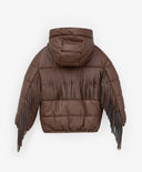 Яке бомбър с изкуствен пух, изработено от еко кожа от Gulliver