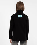 Черна плетена поло блуза със свободен силует от Gulliver