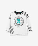 Бяла тениска с дълъг ръкав от Gulliver