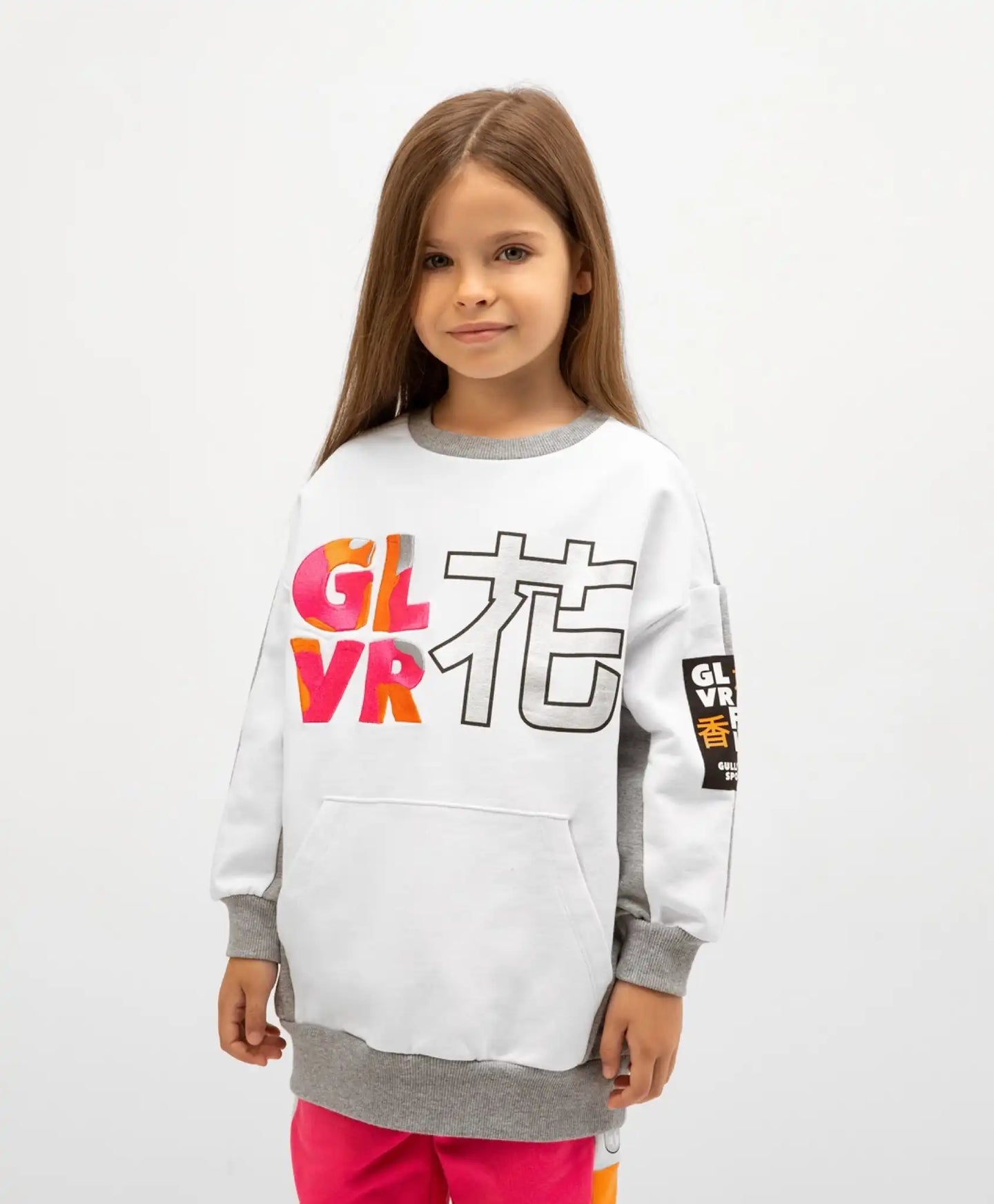 Hanorac combinat din tricot gri de la Gulliver