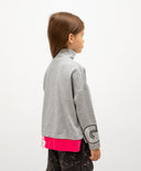 Сива меланжирана поло блуза от Gulliver