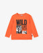 Bluza cu mâneci lungi portocalie Gulliver