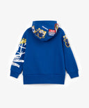 Hanorac cu fermoar albastru de la Gulliver