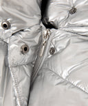 Елек от сияещ сребрист шушляк с изкуствен пух от Gulliver