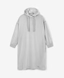 Сива рокля силует овърсайз, изработена от велур от Gulliver