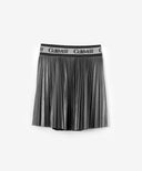 Пола от еко кожа в благороден цвят металик от Gulliver