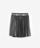 Пола от еко кожа в благороден цвят металик от Gulliver