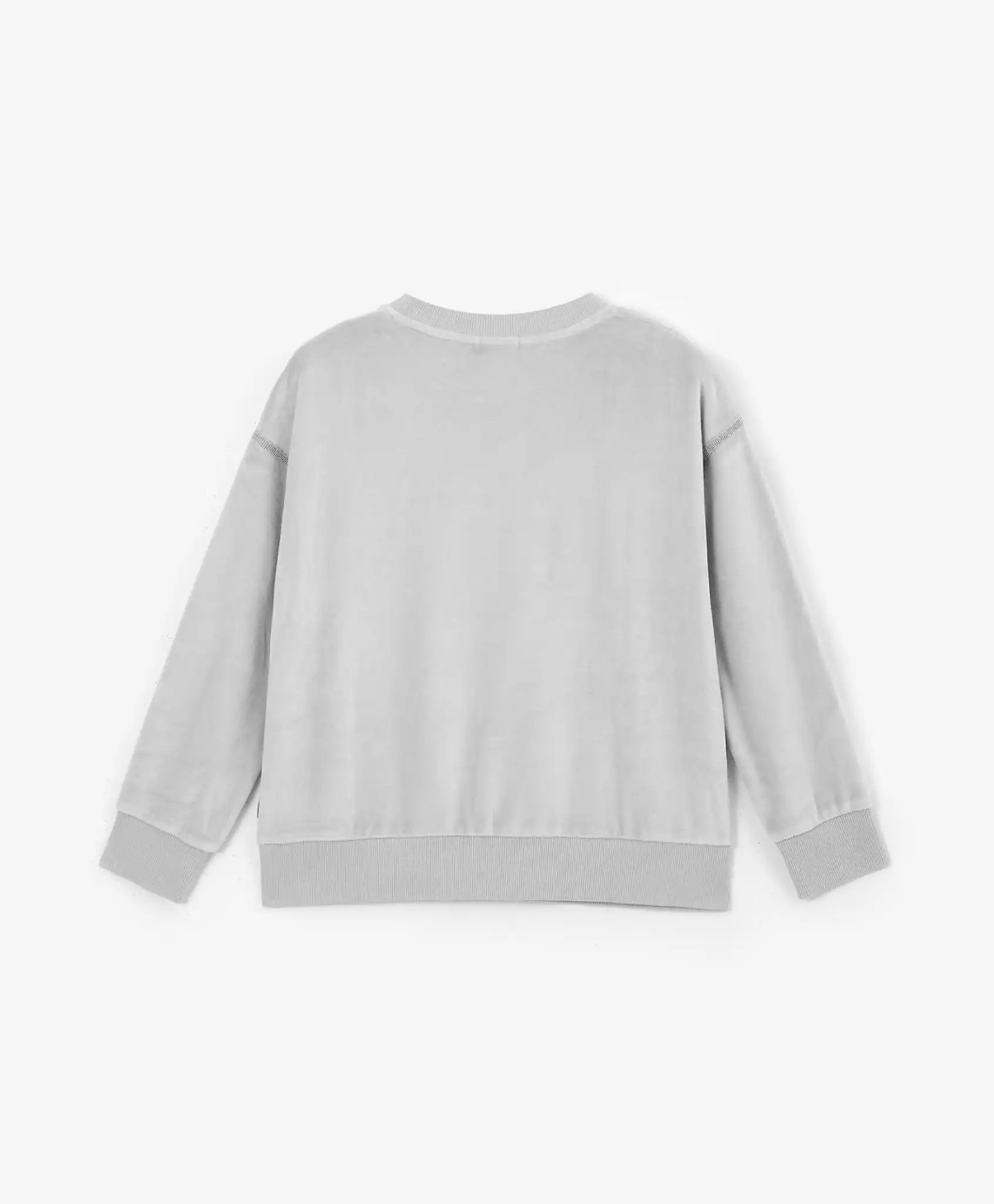 Hanorac mare din velur gri de la Gulliver