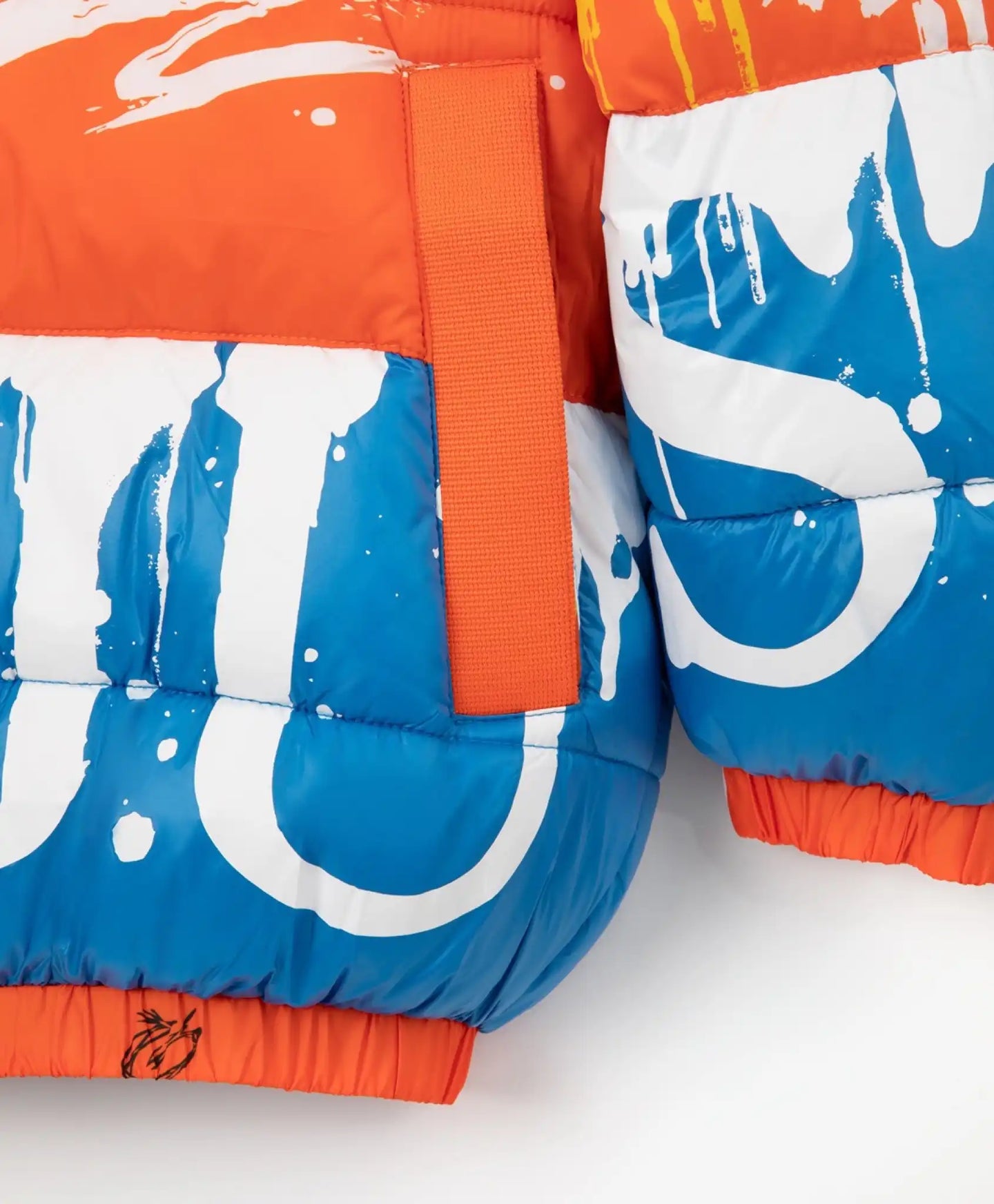 Geacă oversized de iarnă, portocalie, Gulliver