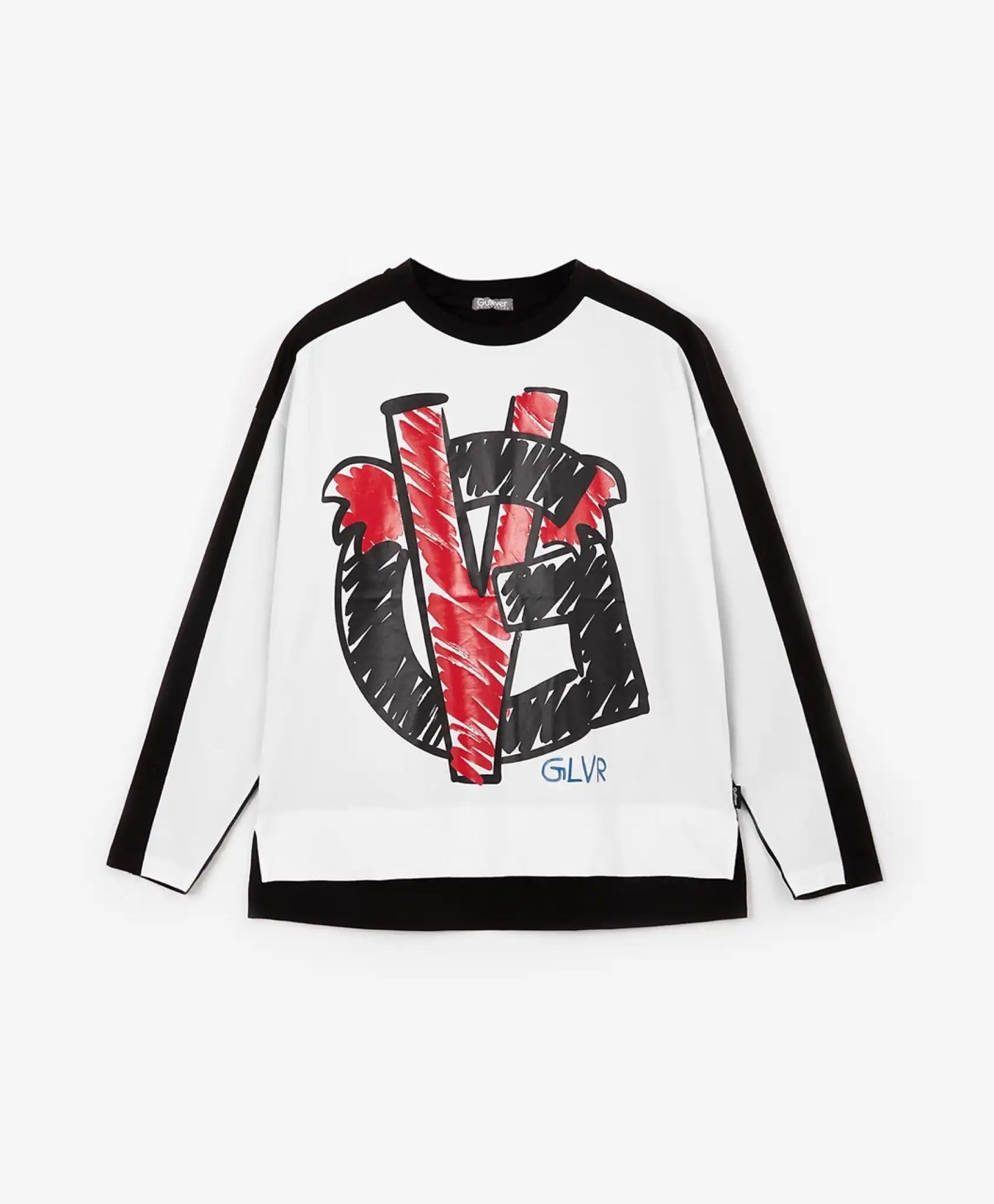 Bluza cu formă largă și mâneci lungi Gulliver